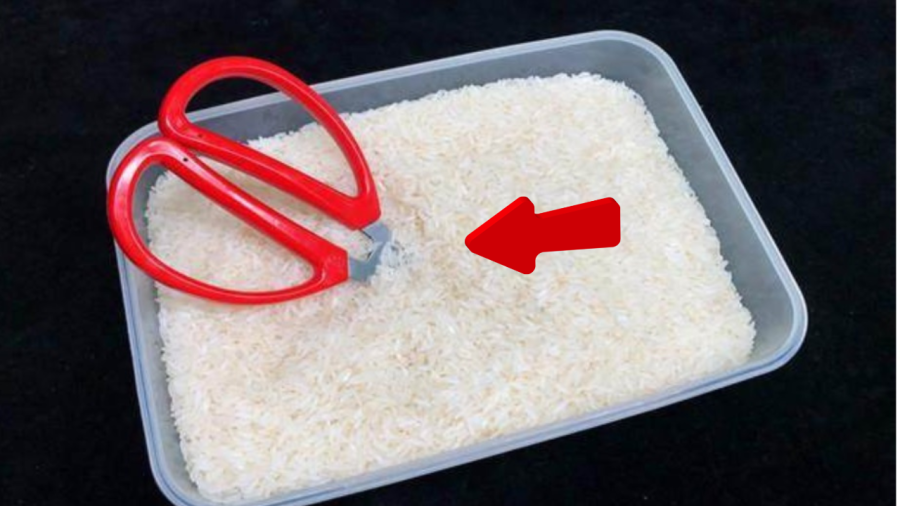 Cắm kéo vào thùng gạo có tác dụng gì?