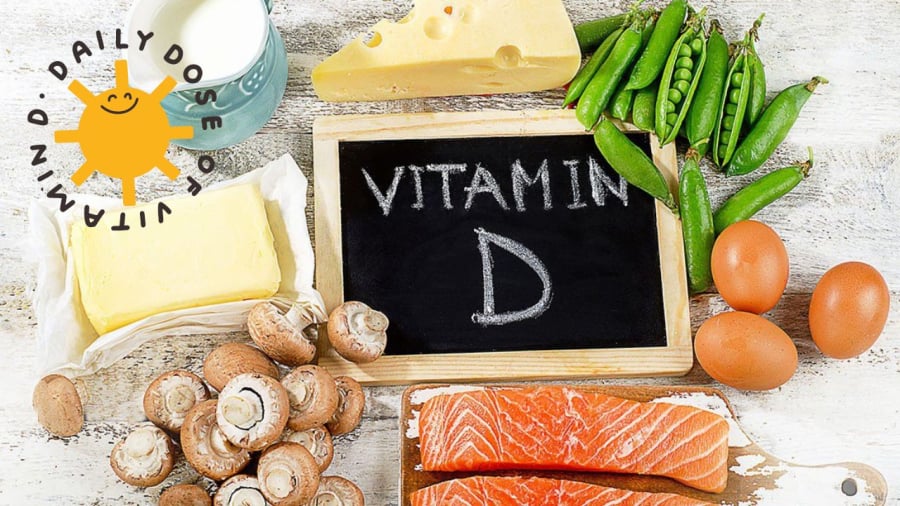 Tắm nắng và bổ sung một số thực phẩm giàu vitamin D