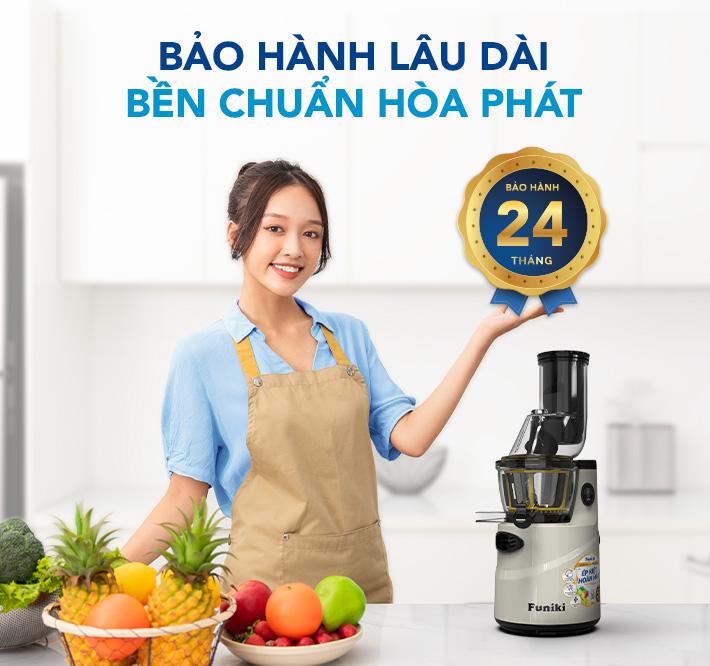 Với thời gian bảo hành tối ưu nhất thị trường, các sản phẩm điện gia dụng từ Hòa Phát mang đến trải nghiệm sử dụng bền lâu, an tâm cho khách hàng