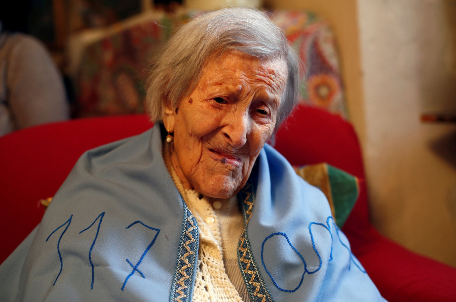 Bà Emma Morano sống thọ 117 tuổi
