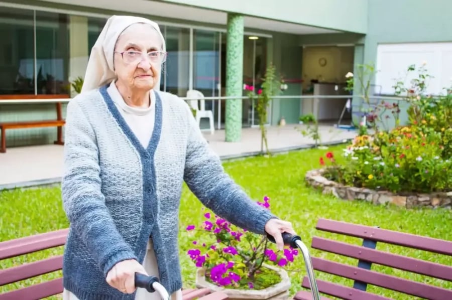 Nữ tu Inah Canabarro Lucas, người Brazil, 115 tuổi là người lớn tuổi nhất còn sống