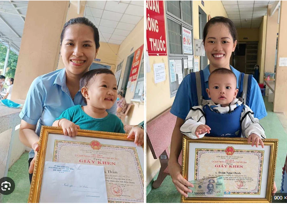 Tỉnh Tiền Giang đã khen thưởng, hỗ trợ tiền cho hàng ngàn phụ nữ sinh đủ hai con trước 35 tuổi. Ảnh: ĐH