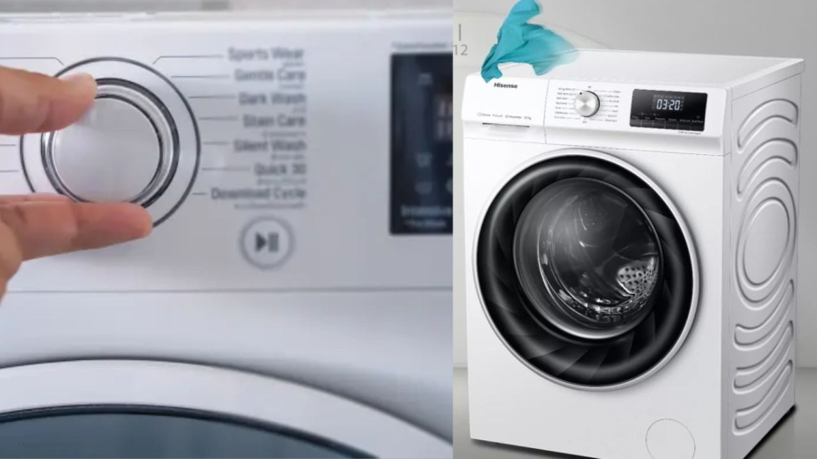 Chế độ giặt nhanh giúp tiết kiệm thời gian điện nước khi giặt