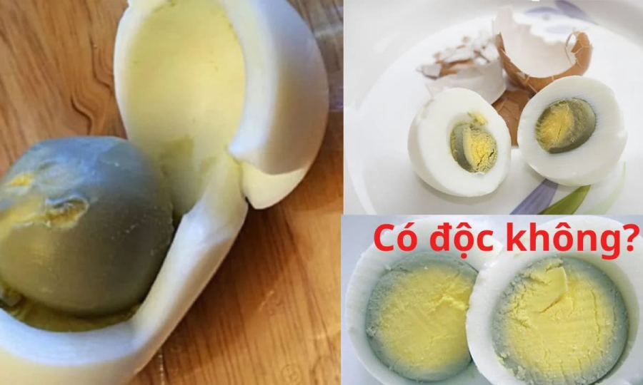 Màu xanh này không gây hại cho sức khỏe người ăn, cũng không ảnh hưởng đến hương vị, chỉ làm giảm thẩm mỹ. 