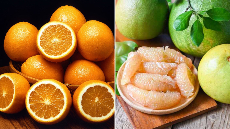 Cam và bưởi là những loại trái cây có chỉ số đường huyết thấp, tốt cho người bị bệnh tiểu đường.