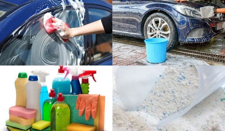 Theo các chuyên gia, việc sử dụng nước rửa chén, bột giặt để rửa xe gây nên những tác hại lên bề mặt sơn xe