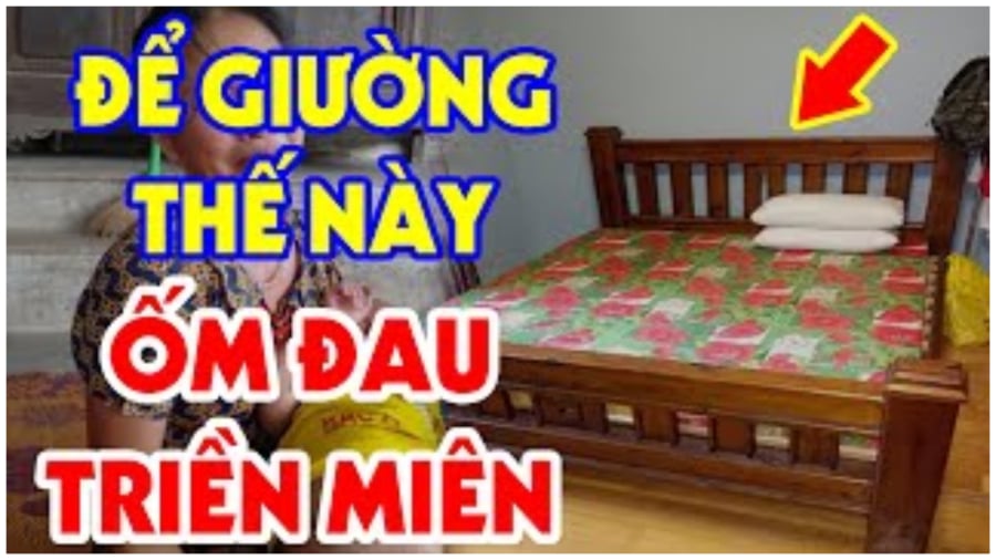 Giường ngủ kê hai hướng này đau ốm liên miên