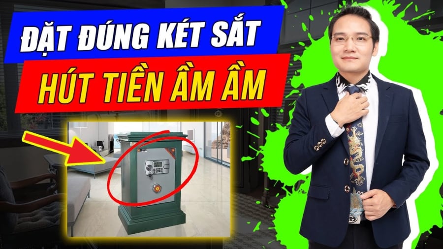 Đặt két sắt đúng vị trí phong thuỷ thu hút may mắn