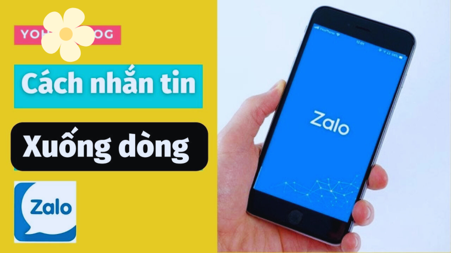 Cách nhắn tin xuống dòng trong Zalo trên điện thoại, máy tính