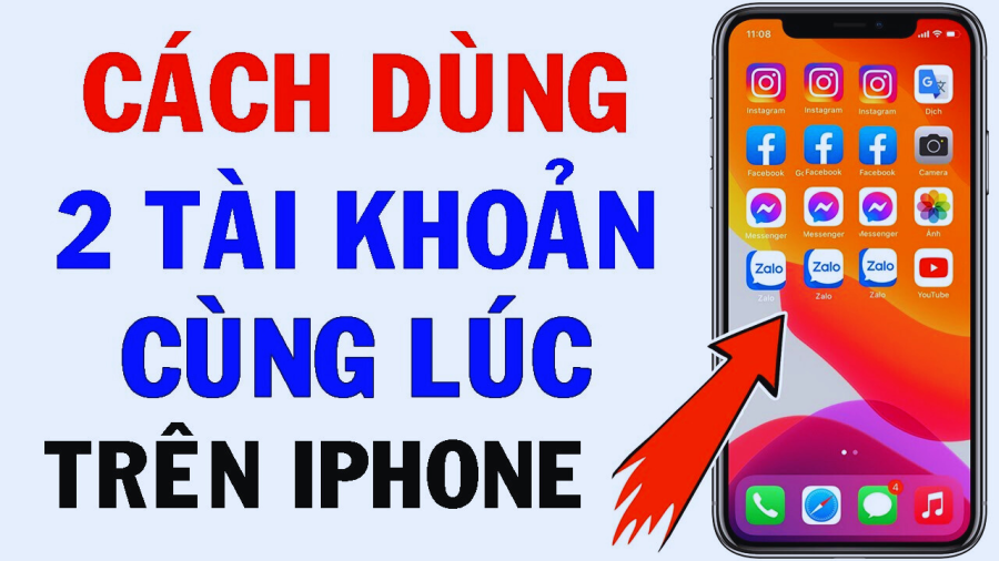 Cách truy cập 2 tài khoản Zalo trên iPhone cực đơn giản