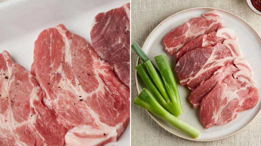 Thịt vai cũng là một phần thịt ngon của con lợn.