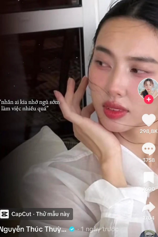 Hoa hậu Thuỳ Tiên nói gì khi bị nghi đăng clip thả thính Quang Linh Vlog?