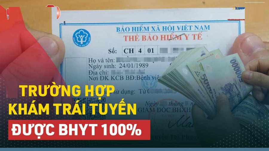Người có thẻ BHYT tự đi KCB tại bệnh viện tuyến tỉnh sẽ được hưởng 100% chi phí điều trị nội trú theo mức hưởng như khi khám chữa bệnh đúng tuyến.