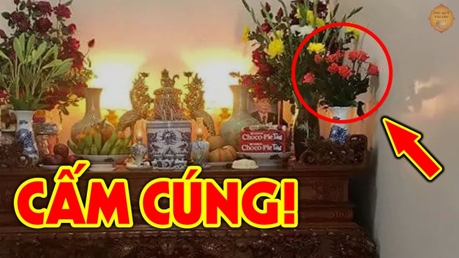 Đặt hoa cúng mấy bông để hút lộc