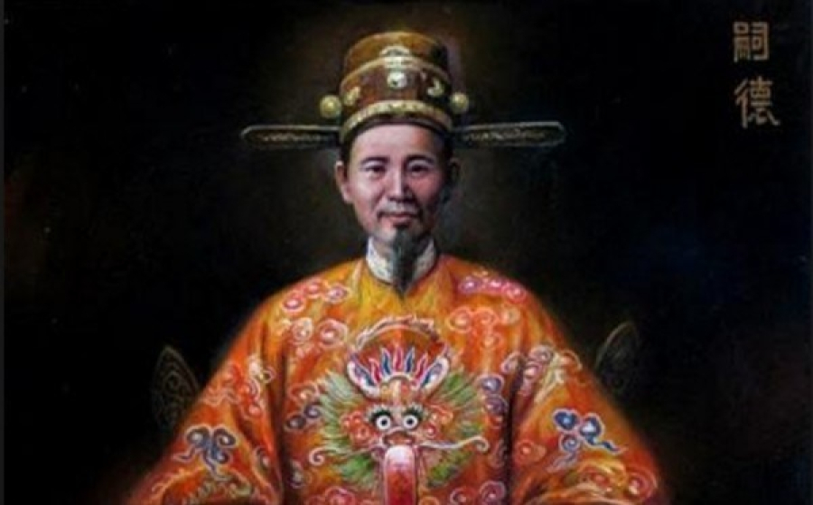 Vua Tự Đức có tên thật là Nguyễn Phúc Thì, tự là Hồng Nhậm.