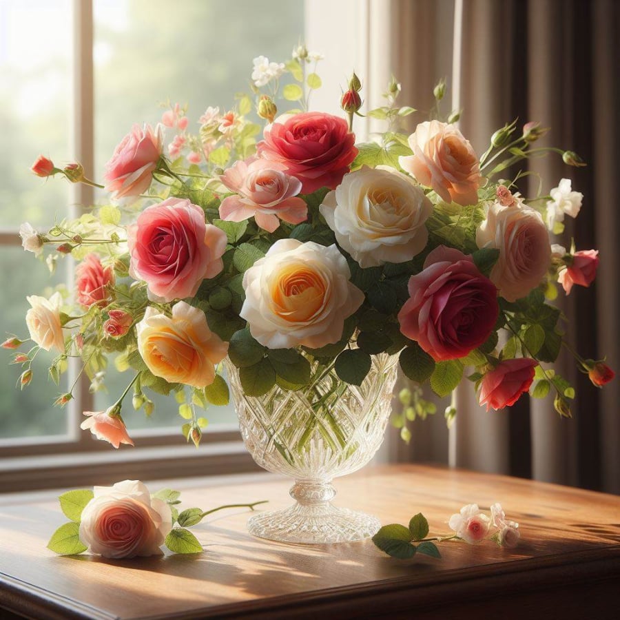 Một cách phổ biến để giữ hoa không bị thối là sử dụng chất bảo quản tự làm từ đường trắng