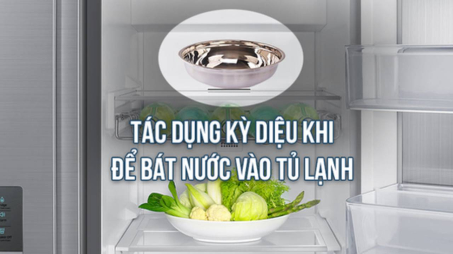 Mỗi tối trước khi đi ngủ, bạn chỉ cần lấy một bát, khay hoặc cốc nước và đặt vào ngăn đá tủ lạnh