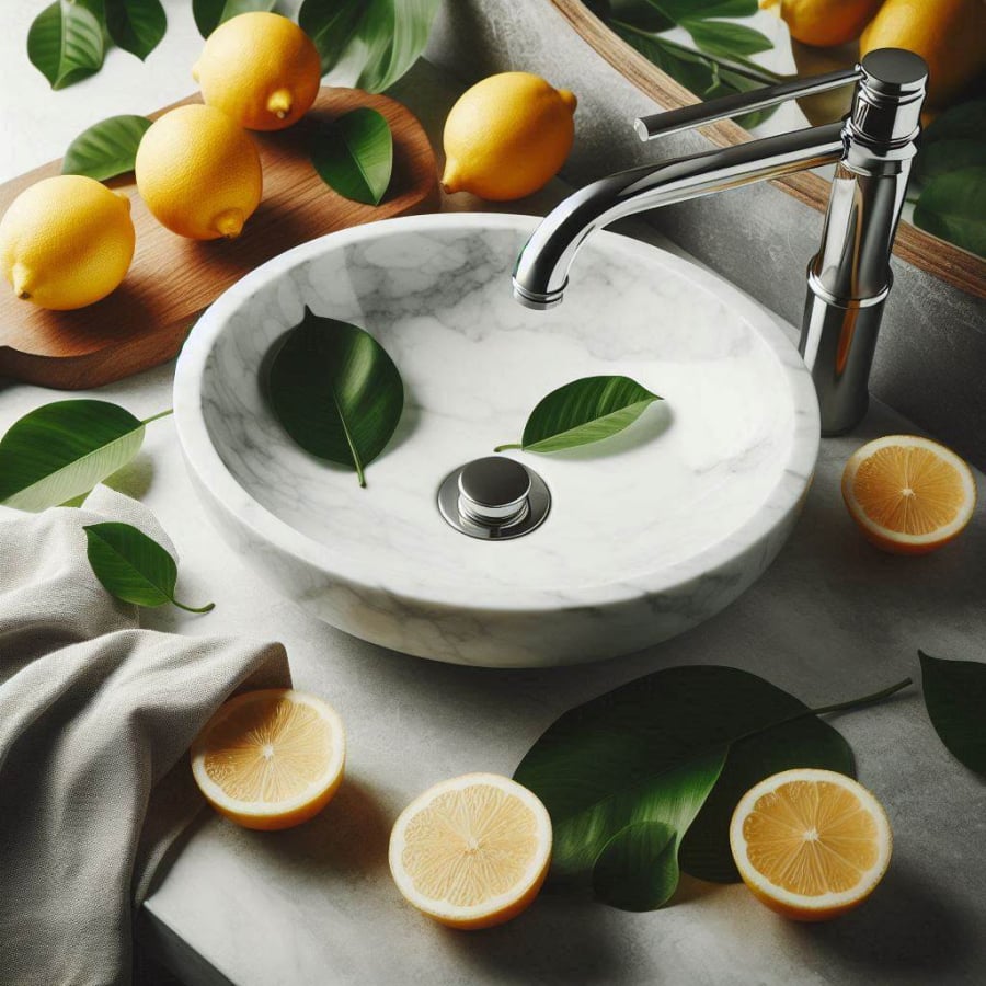 Tinh dầu và axit citric trong chanh sẽ giúp khử sạch mùi hôi và làm sạch các vết bẩn hiệu quả