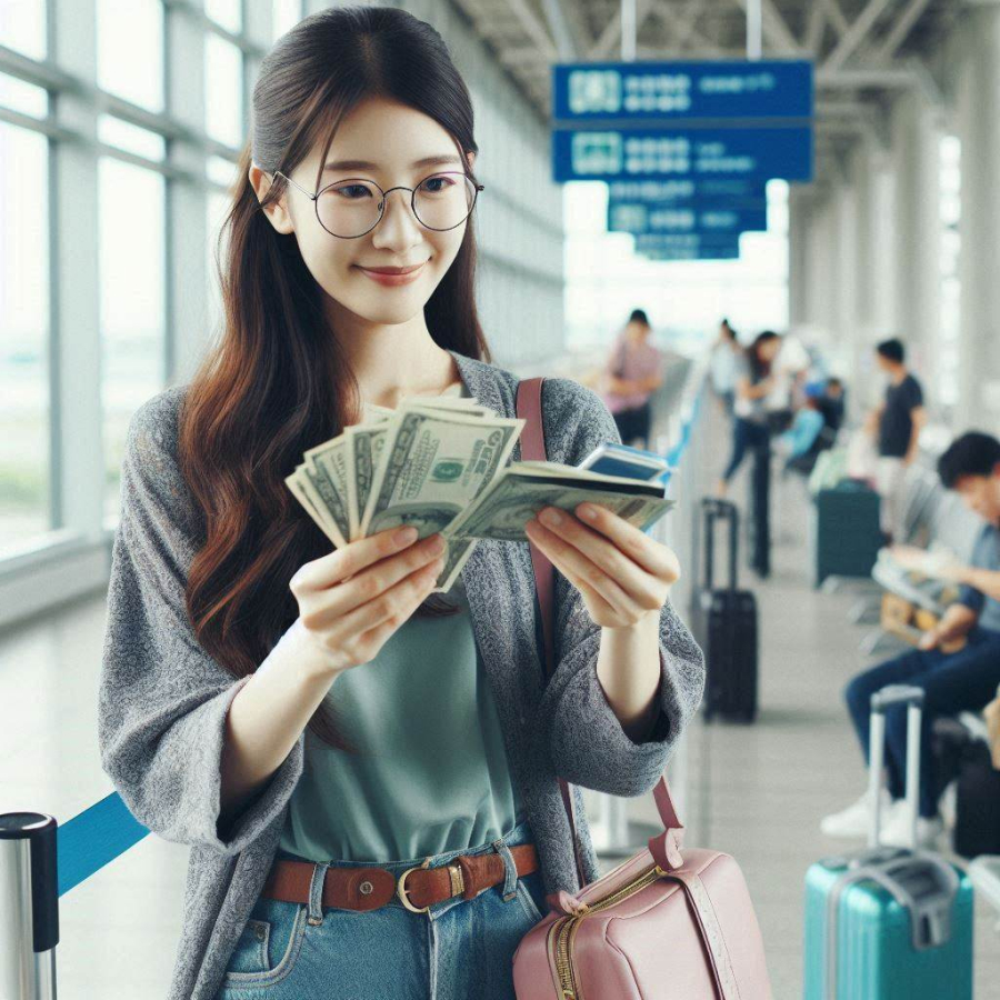 Thay vì đổi tiền tại sân bay, bạn nên nghiên cứu tỷ giá hối đoái trước khi khởi hành