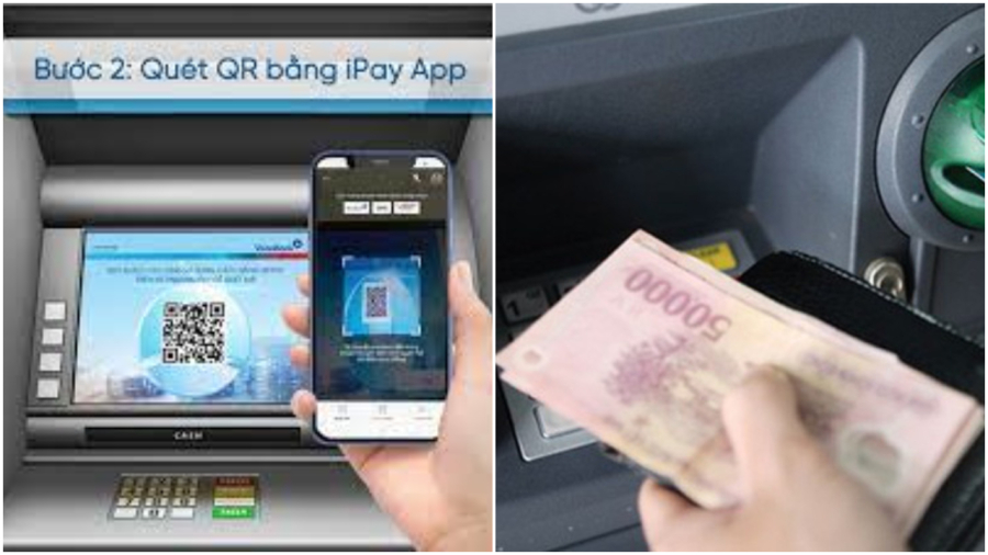 Rút tiền không cần dùng thẻ ATM