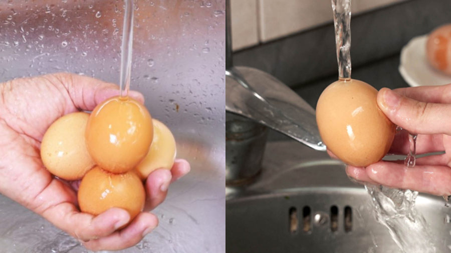 Trước khi bảo quản trứng trong tủ lạnh, tùy theo loại trứng mà bạn có thể rửa trứng hoặc không.