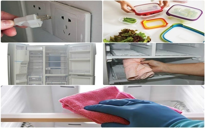 Khăn ẩm giúp hấp thụ mùi hôi trong tủ lạnh một cách hiệu quả
