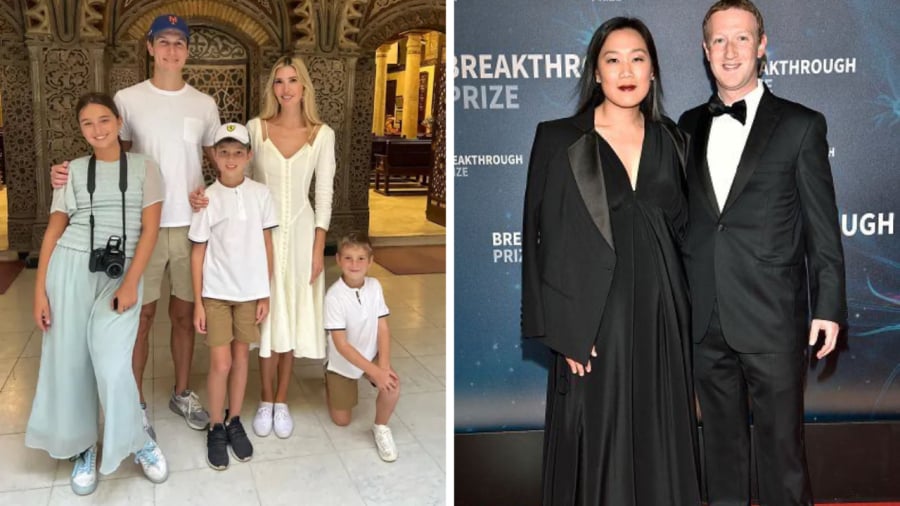 Gia đình Ivanka Trump và Mark Zukerberg đều cho con học tiếng Trung từ khi còn nhỏ.