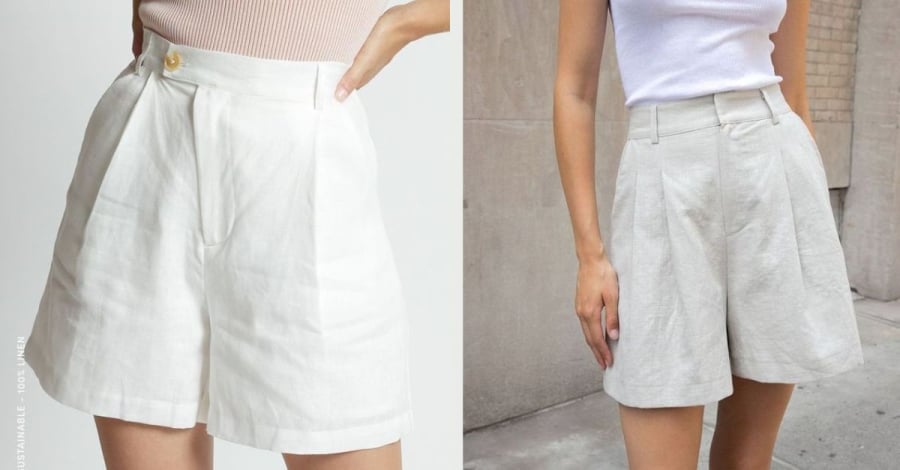 Quần shorts trắng nữ có nhiều biến thể tùy thuộc vào từng chất liệu và kiểu dáng.