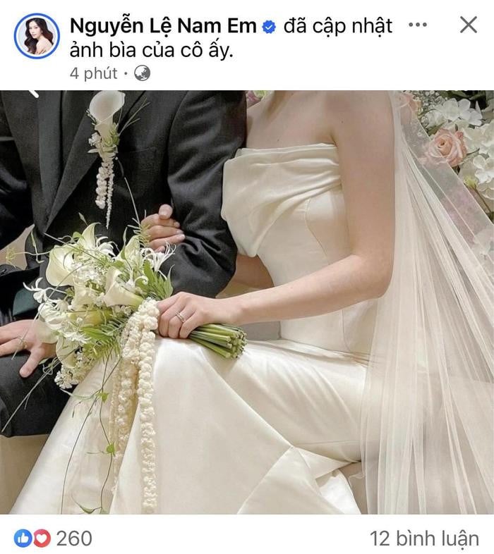 Nam Em bất ngờ đăng ảnh mặc váy cưới, chuẩn bị tổ chức hôn lễ với bạn trai?