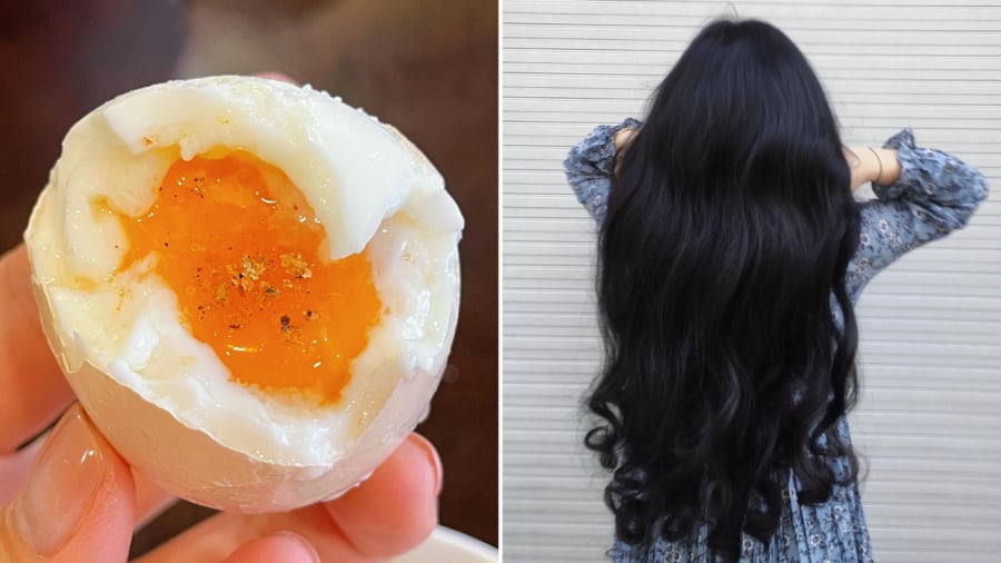 Trứng là thực phẩm quen thuộc với mọi người. Nó chứa nhiều protein và các dưỡng chất giúp kích thích mọc tóc.