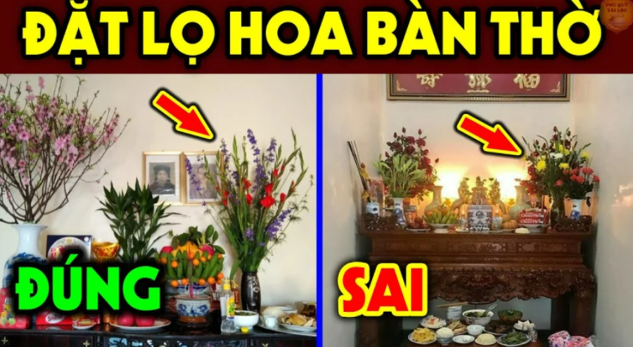 Hoa cúng rằm mùng 1 may mắn 