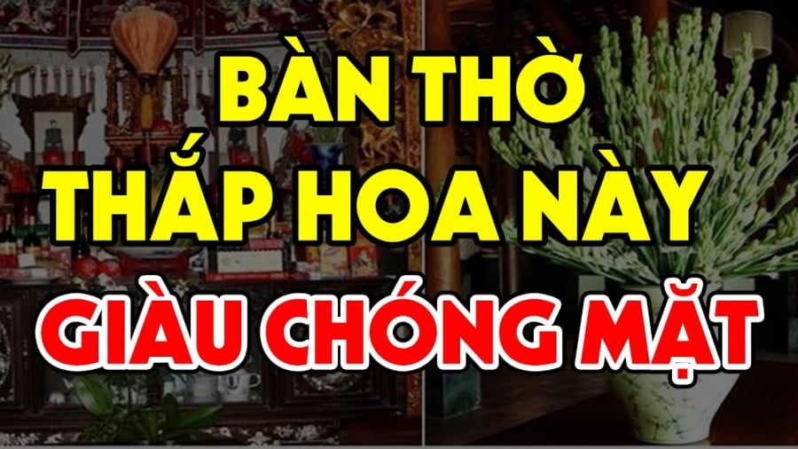 Thắp hương hoa này ngày mùng 1 may mắn