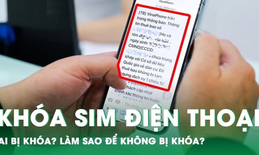 Những đối tượng bị khóa sim, thu hồi số điện thoại