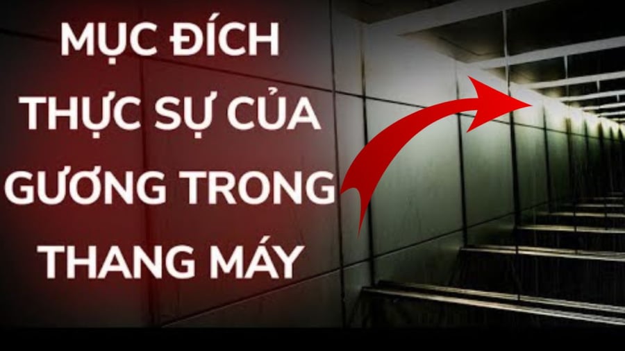 Lắp gương trong thang máy có tác dụng gì?