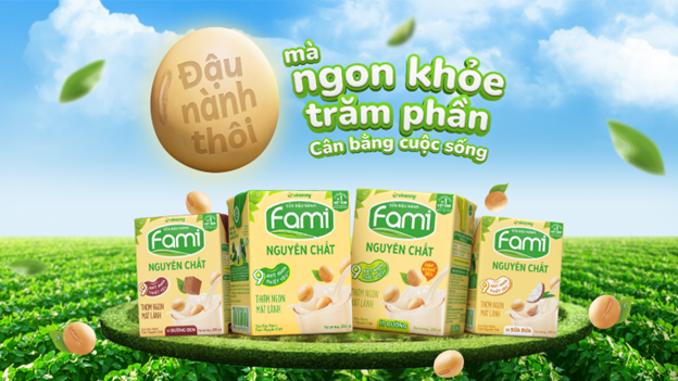 Chỉ từ đậu nành thôi mà Fami Nguyên Chất mang đến cho mẹ nhiều  lựa chọn hương vị hấp dẫn, chiều lòng được mọi thành viên.