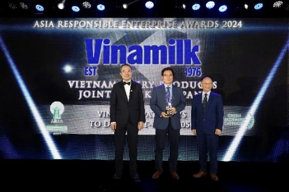 Vinamilk là doanh nghiệp ngành sữa duy nhất được vinh danh tại hạng mục Lãnh đạo xanh