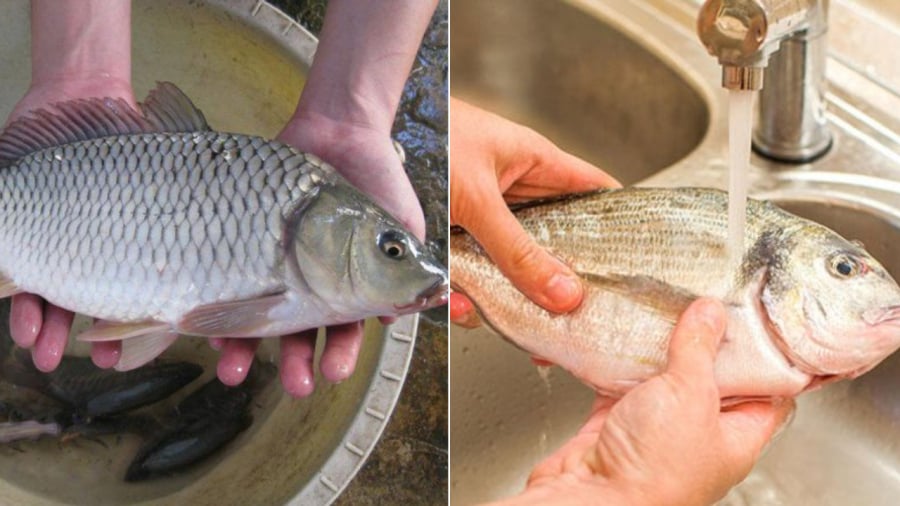 Trước khi kho cá, bạn cần sơ chế cá thật kỹ để khử mùi tanh.
