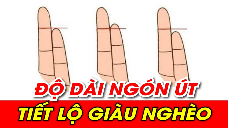 Nhìn ngón gay út biết tương lai giàu có hay thất bại