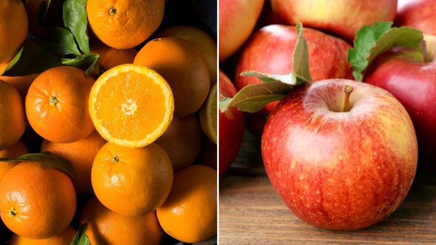Cam và táo là những loại trái cây quen thuộc với mọi người nhưng cũng là những loại quả rất dễ bị 