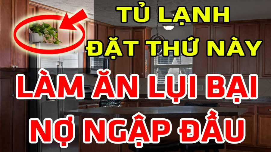 Tủ lạnh đặt thứ này nghèo khổ