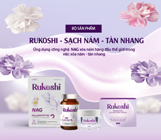 Bộ sản phẩm Rukoshi: Ứng dụng công nghệ NAG hàng đầu thế giới 