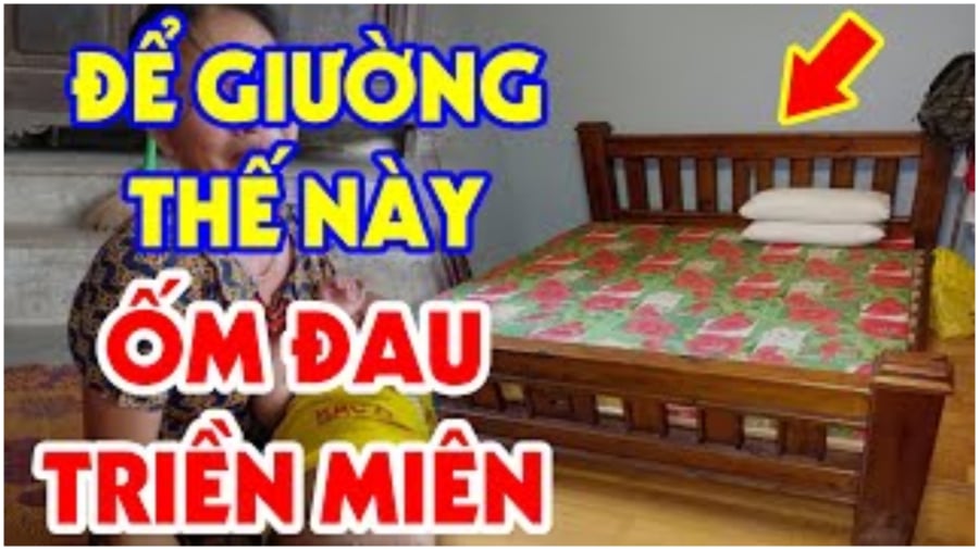 Đầu giường ngủ nên tránh ᵭặt ᵭṑ nặng