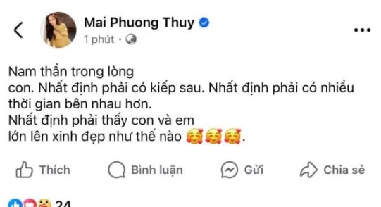 Mai Phương Thuý ưu ái gọi ai đó là 