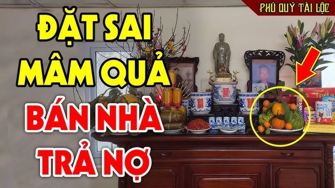 Món đồ mà bạn tuyệt đối không nên đặt lên bàn thờ 