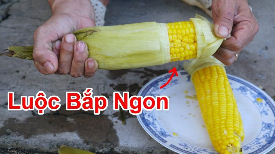 Luộc ngô ngon