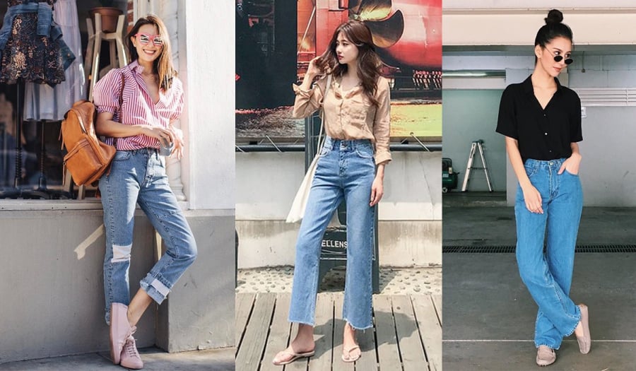 Trẻ trung khi kết hợp cùng quần jeans