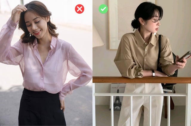 Chất liệu xuyên thấu không phù hợp với những môi trường yêu cầu lối ăn mặc formal và lịch sự.