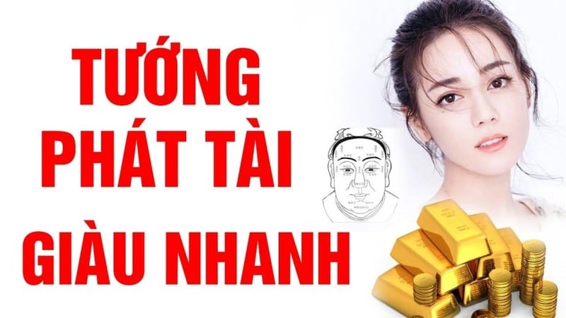 Tướng mặt phát tài trên khuôn mặt