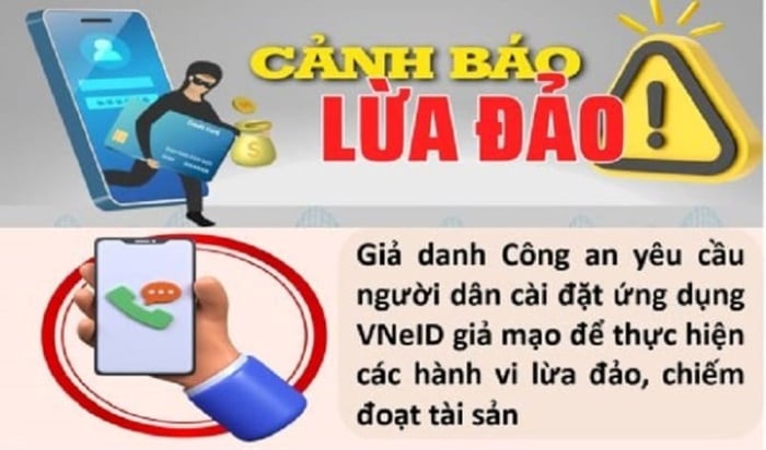 Công an tỉnh Hòa Bình phát đi cảnh báo đối với người dân về tội phạm lừa đảo. (Ảnh minh họa)