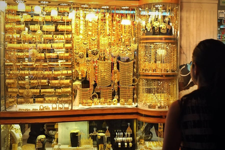 An ninh tại chợ Gold Souk vô cùng nghiêm ngặt